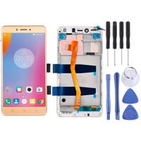 LCD-scherm en volledige montage van de Digitizer met Frame voor 5.5 inch Lenovo K6 Opmerking K53a48 (goud)