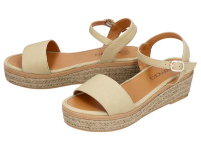 esmara Dames sandalen (Beige, 40)
