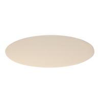 Wicotex Placemats Uni - creme - rond 38 cm - anti slip laag - Teflon coating toplaag