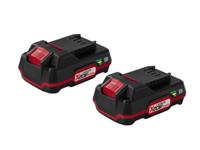 PARKSIDE Set van 2 accu&apos;s 20 V - 2 Ah