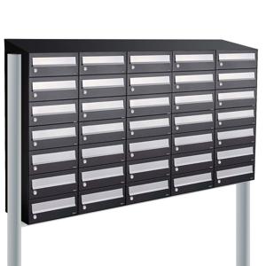 Allux Hive Set 5-Breed, 7-Hoog Met Dak Op Statief Zwart - 40030070_5x7ds
