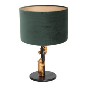 Steinhauer Design schemerlamp Animaux met groen velvet 8233ZW