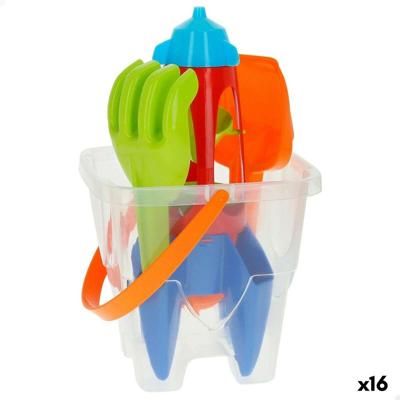 Strandspeelgoedset Colorbaby Polypropyleen (16 Stuks)