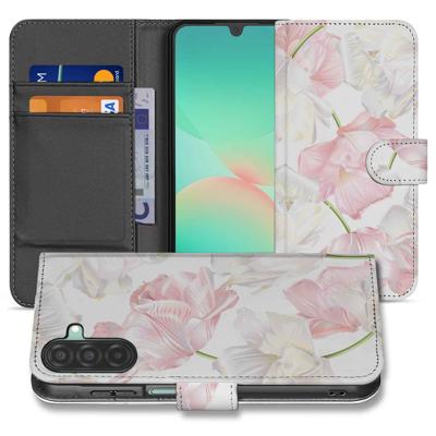Samsung Galaxy A26 Lovely Flowers | Book Case | Samsung Galaxy A26 Lovely Flowers | Book Case |