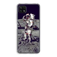 Spaceman: Samsung Galaxy A22 5G Transparant Hoesje