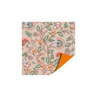 Kassaplan Toonbankrol 40cm 100m boho bloom/oranje