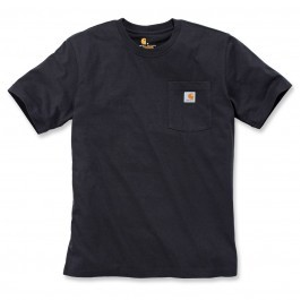 Carhartt Werk T-Shirt met Borstzak Zwart