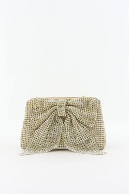Loeffler Randall clutch Jolene goud