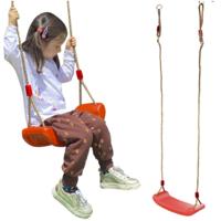 Kruzzel schommel - 2x - rood - kunststof - voor kinderen - weersbestendig