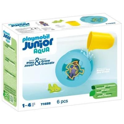 PLAYMOBIL Junior 71688 Waterrad met babyhaai Inclusief personage, babyhaai en waterrad - Leeftijd 1 jaar