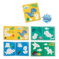 SES badboek - kleuren met water dino&apos;s