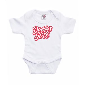 Daddys girl geboorte cadeau romper wit voor babys