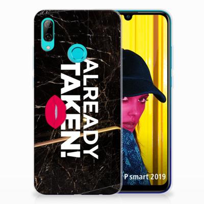 Huawei P Smart 2019 | Siliconen hoesje | met naam Already Taken Black