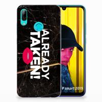 Huawei P Smart 2019 | Siliconen hoesje | met naam Already Taken Black