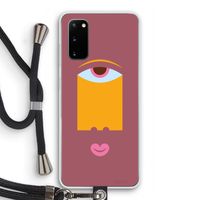 Mono V: Samsung Galaxy S20 Transparant Hoesje met koord