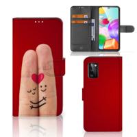 Samsung Galaxy A41 | Wallet Case | met Pasjes | Liefde - Origineel Romantisch Cadeau