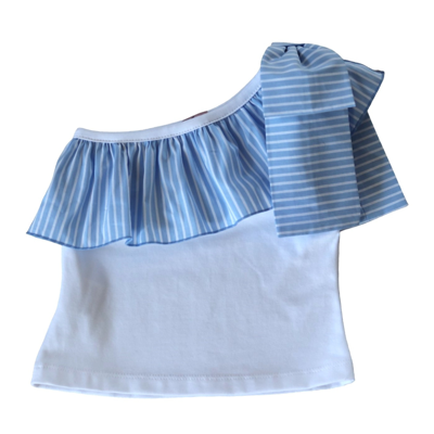 Phi witte top met strik