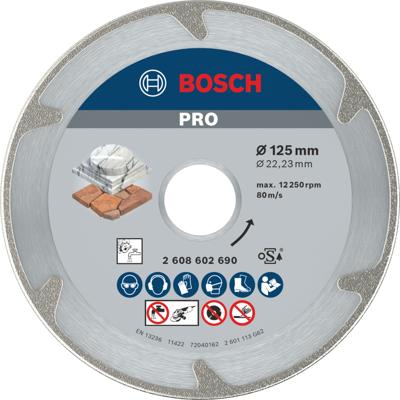 Bosch Accessoires Diamantdoorslijpschijf Best for Marble 125 x 22,23 x 2,2 x 3 mm 1st - 2608602690