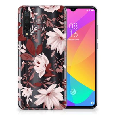 Smartphone hoesje Xiaomi Mi 9 Lite Watercolor Flowers