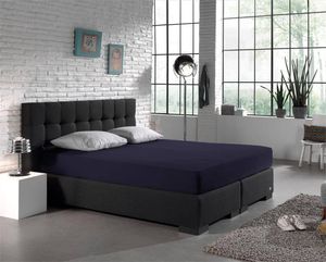 Dreamhouse Jersey Hoeslaken Matras | Navy - 220 gram - Dubbel