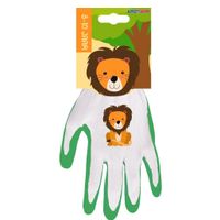 Leeuw kinderhandschoenen / tuinhandschoenen 8-10 jaar One size  -