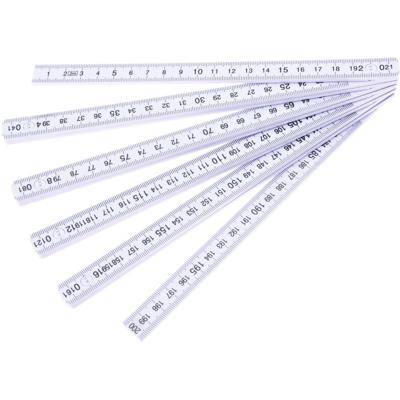 Witte duimstok 2 meter - Duimstokken - Gereedschap - Klussen