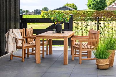 Tuintafel Rustiek teak 250 cm Tuindeco - Tuindeco