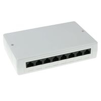 ACT FA5000 Modulair Opbouwdoos Unshielded 8-voudig CAT5E