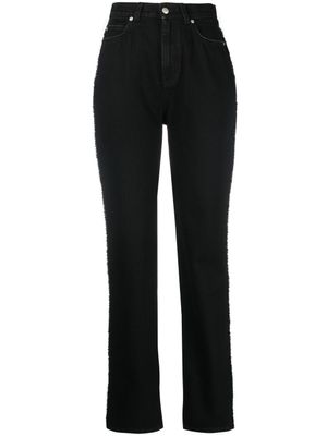 Alexander McQueen jean à coupe droite - Noir