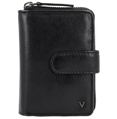 Vilenca Rits Portemonnee Zwart