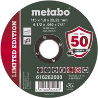 Metabo Accessoires Doorslijpschijf Ø 115x1,0x22,23 Inox Limited Edition - 100 stuks - 616262000