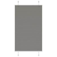 VidaXL Plissé rolgordijn 80x150 cm stofbreedte 79,4 cm antraciet