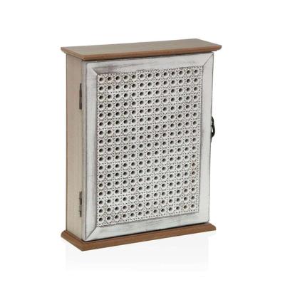 Sleutelkastje Versa Wit Hout MDF 7 x 27 x 21,5 cm
