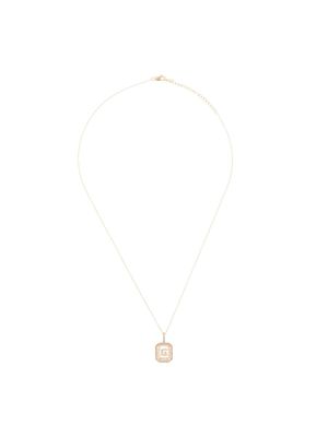 Mateo collier G en or 14 ct serti de diamants