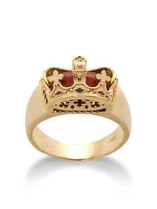 Dolce & Gabbana bague en or 18ct à design de couronne