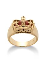 Dolce & Gabbana bague en or 18ct à design de couronne - thumbnail