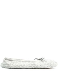 N.Peal cable slippers - Gris