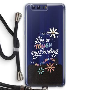 Tough Life: Honor 9 Transparant Hoesje met koord