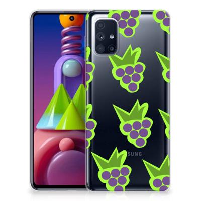 Samsung Galaxy M51 | Siliconen Case | Druiven