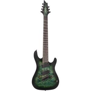 Cort KX507 Multi Scale Star Dust Green 7-snarige elektrische gitaar met Fishman Fluence Modern