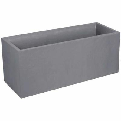 Bloempot EDA Grijs Plastic Rechthoekig 99,5 x 39 x 43 cm