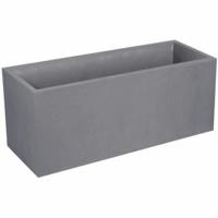 Bloempot EDA Grijs Plastic Rechthoekig 99,5 x 39 x 43 cm