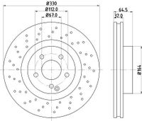 Remschijf 8DD355127951