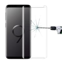 Voor Galaxy S9 9u oppervlaktehardheid 3D gebogen rand anti-kras niet-volledig scherm HD gehard glas Screen Protector (transparant)