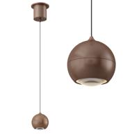 Artdelight Hanglamp Miami 1 lichts Ø 10 cm comfortlift koper brons - thumbnail