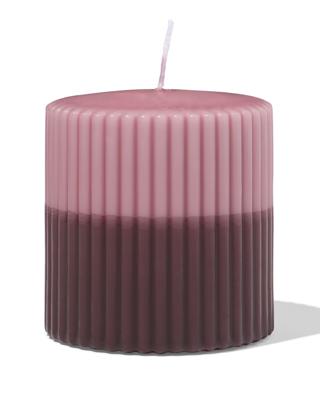 HEMA Stompkaars ⌀10x10cm Rib Roze (roze)
