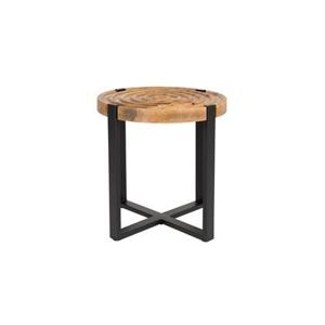 Housecraft Living Buz Bijzettafel Rond 40 cm Mangohout - Bruin