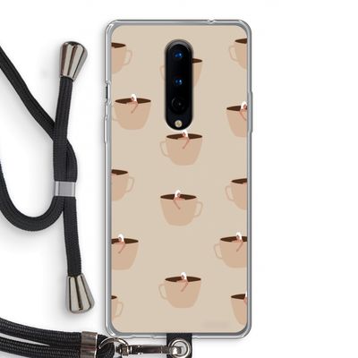Morning coffee: OnePlus 8 Transparant Hoesje met koord