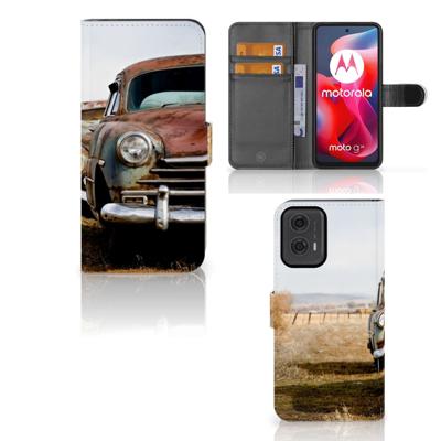 Motorola Moto G24 | G04 | G24 Power | Telefoonhoesje met foto | Vintage Auto