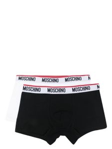 Moschino lot de boxers à logo imprimé - Noir